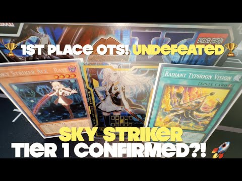 1st PLACE SKY STRIKER Post Emergency Banlist! UNDEFEATED at OTS | This Deck is INSANE!
