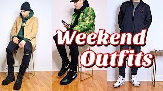 OUTFITS OF THE WEEKEND - NIKE - YEEZY - JORDAN RETRO - REPRESENT DENIM