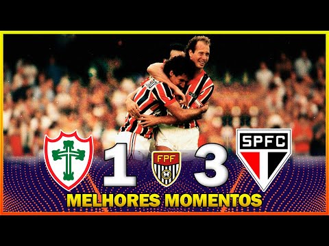 PORTUGUESA 1 x 3 SÃO PAULO ● MELHORES MOMENTOS ● CAMPEONATO PAULISTA 1985 ● FINAL ● JOGO 01