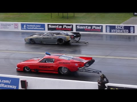 Pro Modified Elimination round 2 at the Main Event Santa Pod Raceway 2022