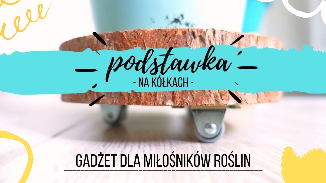 Podstawka pod doniczkę z plastra drewna | DIY dla miłośników domowej dżungli 🌱