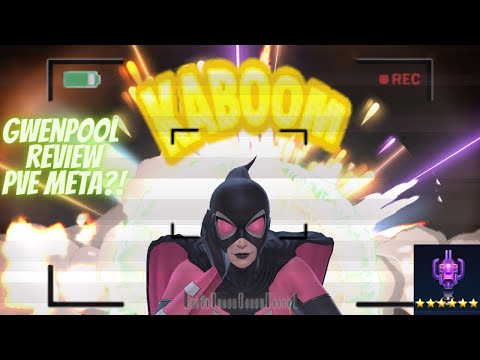 LVL 80 GWENPOOL PVE REVIEW - ALL WBL - ABX - ABL - GBR (Rage CTP) - Marvel Future Fight