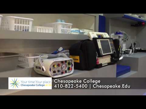 Chesapeake College New Building Tour - EMS LAB with John Longest