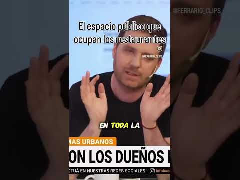 El espacio público que ocupan los restaurantes
