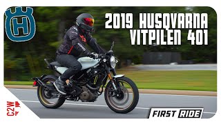 2019 Husqvarna Vitpilen 401| First Ride