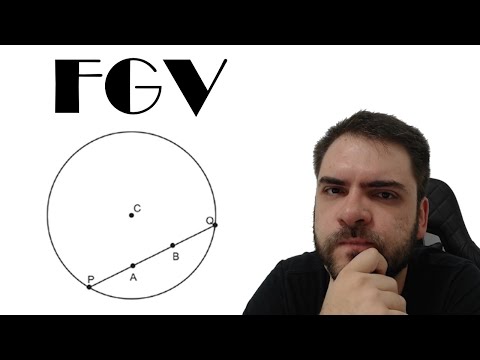 FGV/2022 Em um sistema cartesiano ortogonal, considere uma circunferência de centro C(1,3) com uma