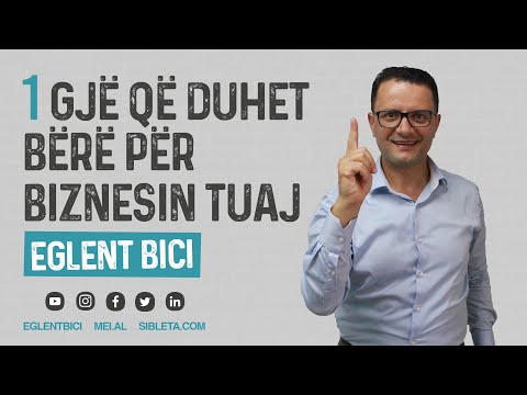 1 gjë që duhet bërë për të rritur biznesin tuaj.