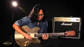 Video thumbnail for Quick Riffs: Epiphone Tom DeLonge ES-333 by Swee Lee