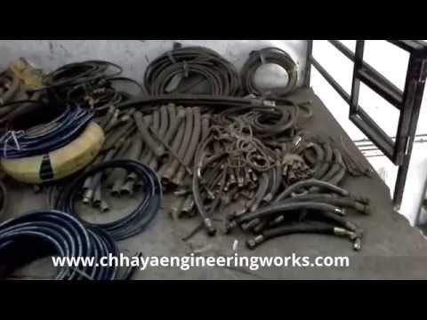 Hydraulic hose pipe making proccess