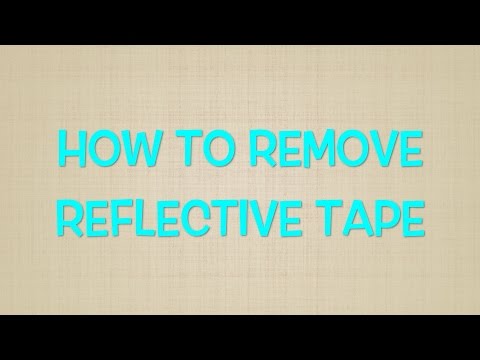 How to Remove Reflective Tape from a School Bus