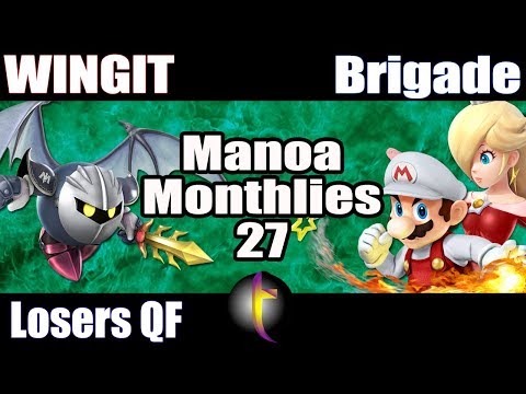 MM27 Singles: SSB Wii U - LQF - WINGIT vs Brigade