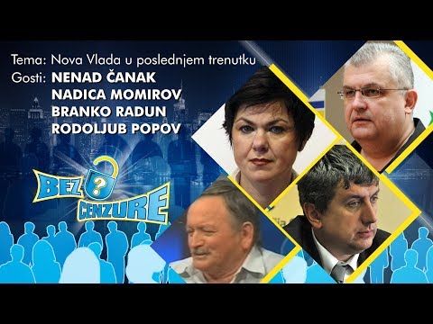 BEZ CENZURE - Nenad Čanak, Nadica Momirov, Branko Radun i Rodoljub Popov