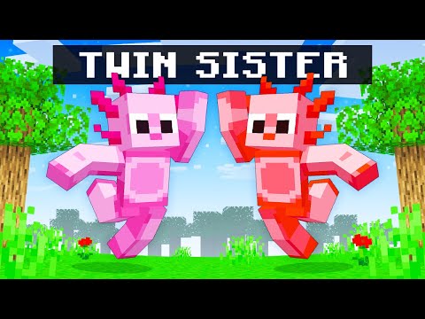 Playing Minecraft with AXY’S TWIN SISTER!