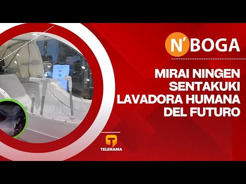 Mirai Ningen Sentakuki lavadora humana del futuro