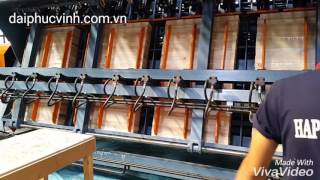 Máy ghép gỗ thuỷ lực 6 bàn ( Rotary hydraulic composer )p1