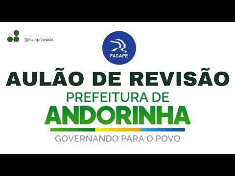AULÃO DE REVISÃO ANDORINHA/BA