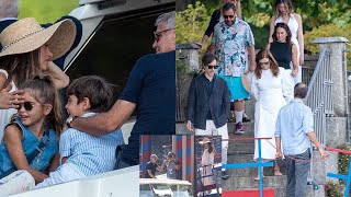 George, Amal And Their Twins Ella And Alexander Welcome A Host Of Stars To Lake Como Villa