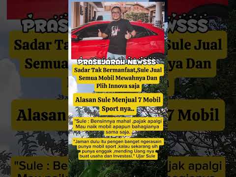 Sule jual semua Mobil Mewahnya ⁉️#artist #selebriti #entertainment #sule #shorts