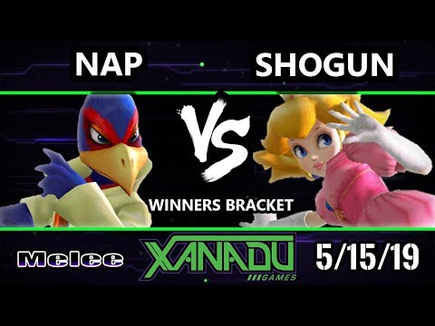 S@X 302 SSBM - Nap (Falco) Vs. Shogun (Peach) - Smash Melee Winners Rd 1