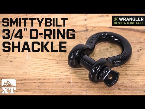 Jeep Wrangler Smittybilt 3/4" D-Ring Shackle Review & Install