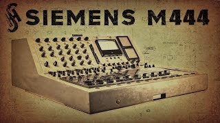 Video thumbnail for Siemens Sitral M444 vintage analog german recording desk by vintagetools