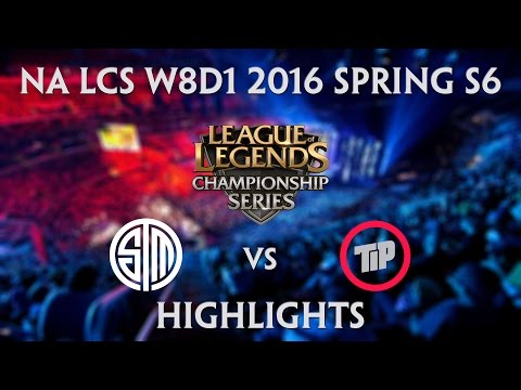 TSM vs Team Impulse Highlights NA LCS W8D1 2016 Spring S6