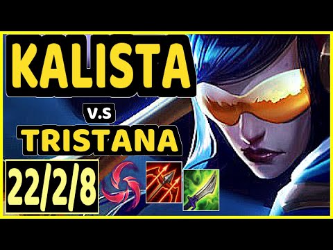 LUGER (KALISTA) vs TRISTANA - PENTAKILL 22/2/8 KDA BOTTOM ADC CHALLENGER GAMEPLAY - EUW