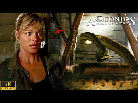Crystal Allen Trapped in Cave | Anacondas: Trail of Blood (2009)