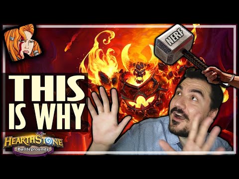 THIS IS WHY THEY NERFED RAG! - Hearthstone Battlegrounds