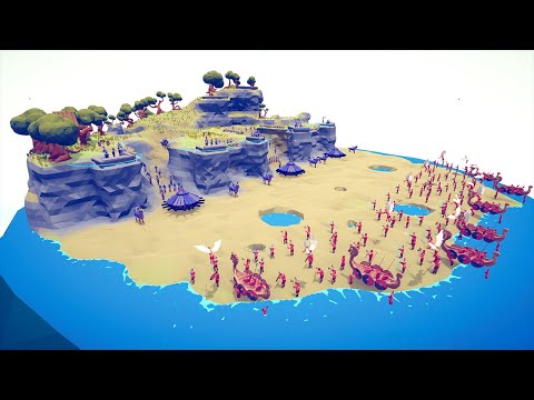 VIKING FACTION vs MEDIEVAL, DYNASTY, RENAISSANCE FACTIONS 🤜 | Totally Accurate Battle Simulator TABS