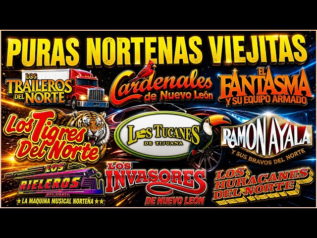 💥PURAS NORTEÑAS VIEJITAS MIX 🔥Puros Clásicos | Tigres, Tucanes, Ramón Ayala ,Invasores, Cardenales SDDEFAULT Thumbnail