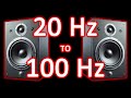20 Hz TO 100 Hz (🔊ULTRA BASS TEST)