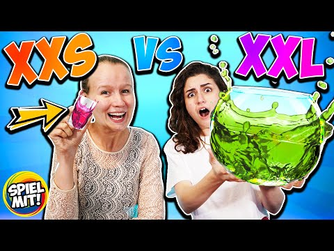 XXL vs. XXS BECHER! Besonders eklige Challenge mit Dania & Kathi