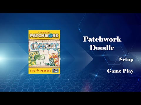 Patchwork Doodle Setup and Full Game Play in Thai Language