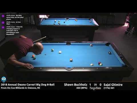 Shawn Buchholz vs Sajal Ghimire - 2018 Annual Deano Carreri Big Dog 8-Ball