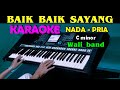 BAIK BAIK SAYANG - Wali Band | KARAOKE Nada Pria