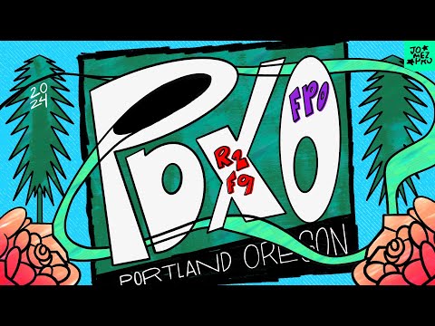 2024 Portland Open | FPO R2F9 | Scoggins, Mertsch, Gannon, Pierce | Jomez Disc Golf