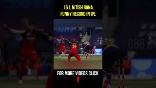Nitish Rana Funny Record In IPL | Funny Moments In Cricket | GBB Cricket