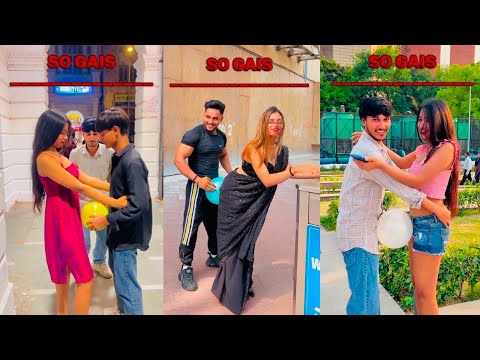 Balloon prank 🎈 part 1  balloon Prank video 🤣 Instagram funny comment 🤣