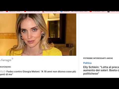 IO NON FACCIO COME LA FERRAGNI E FEDEZ E TU?