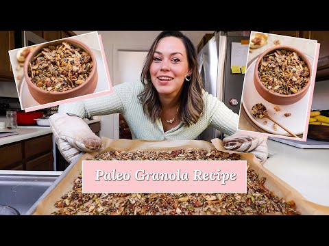 Cook with me! Healthy *HOMEMADE* Paleo Granola Recipe