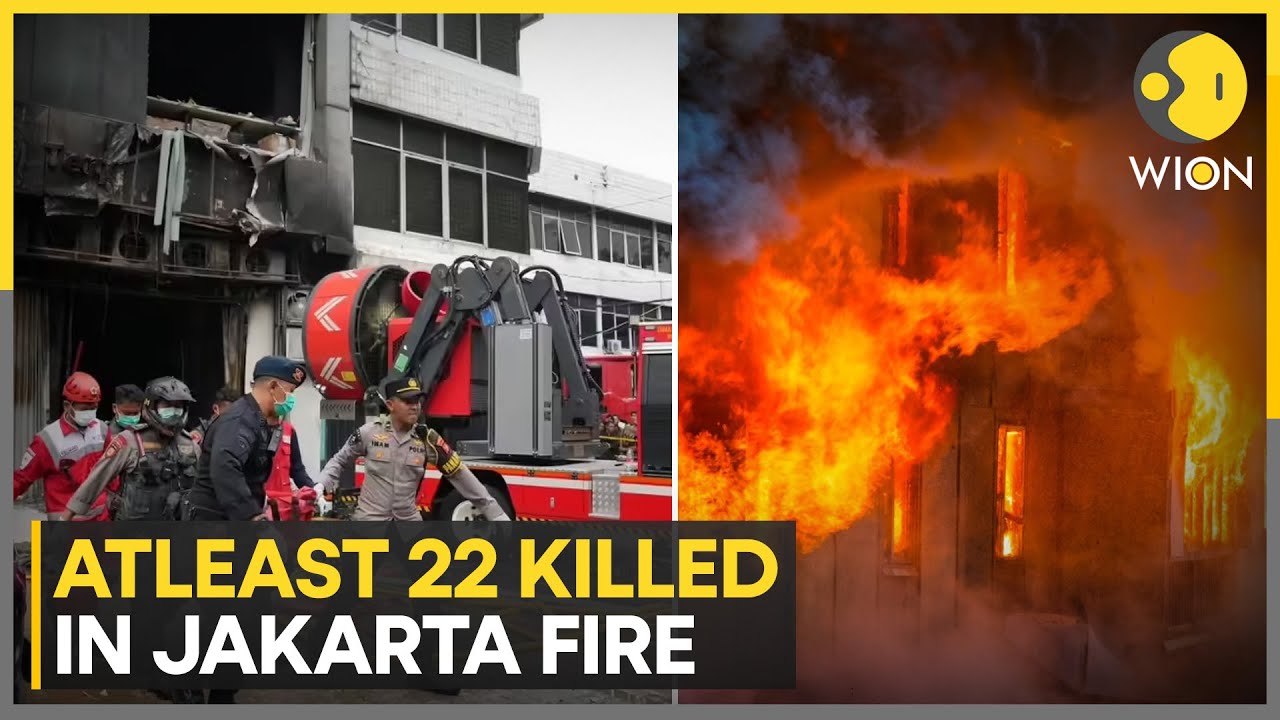 Indonesia Fire: Seven-Storey Building Engulfed In Flames, 22 Dead | WION