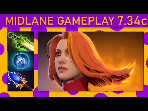 ✨Ori Lina 76% Kill participation! Mid Gameplay - Dota 2 Top MMR