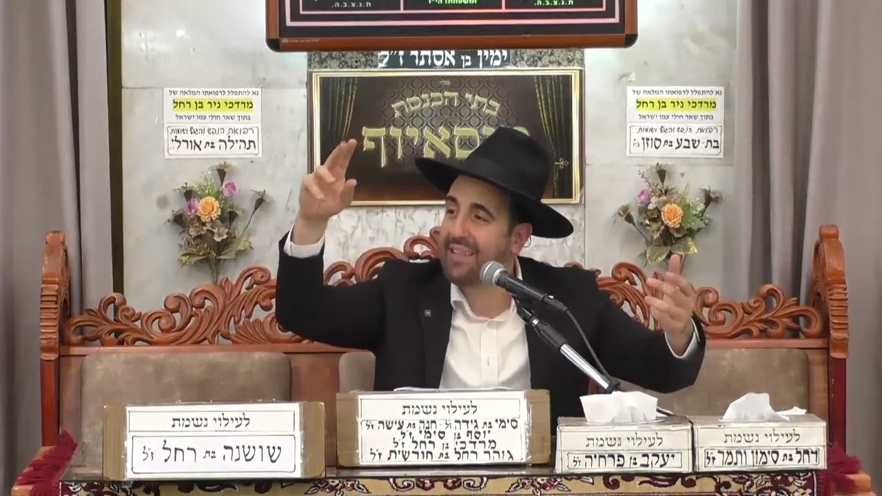 הרב מאיר אליהו פרשת תולדות תשפ"ו - בית הכנסת מוסאיוף