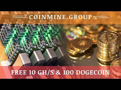 CoinMine.group отзывы 2019, обзор, Mining Cryptocurrency, Free 10 Ghs & 100 Dogecoin
