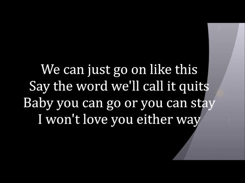 Chris Stapleton   Either Way  Lyrics