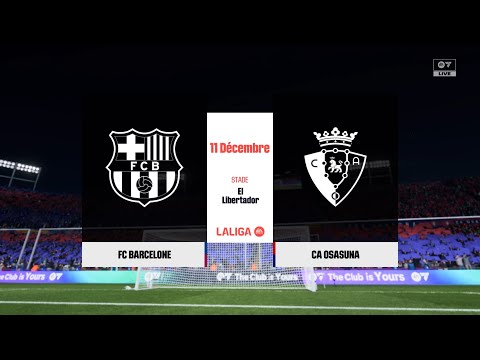 Barcelone vs Osasuna-Laliga 2025-2026 (J17)