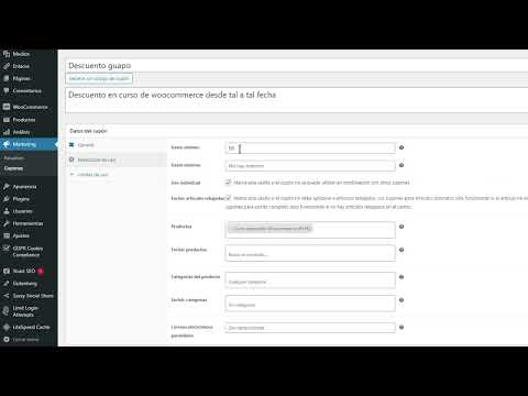 Cupones y descuentos en Woocommerce