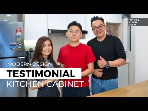 Testimonial Kitchen Cabinet: Modern Design