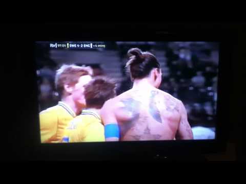 Zlatan Ibrahimovic goal VS England 14/11/2012